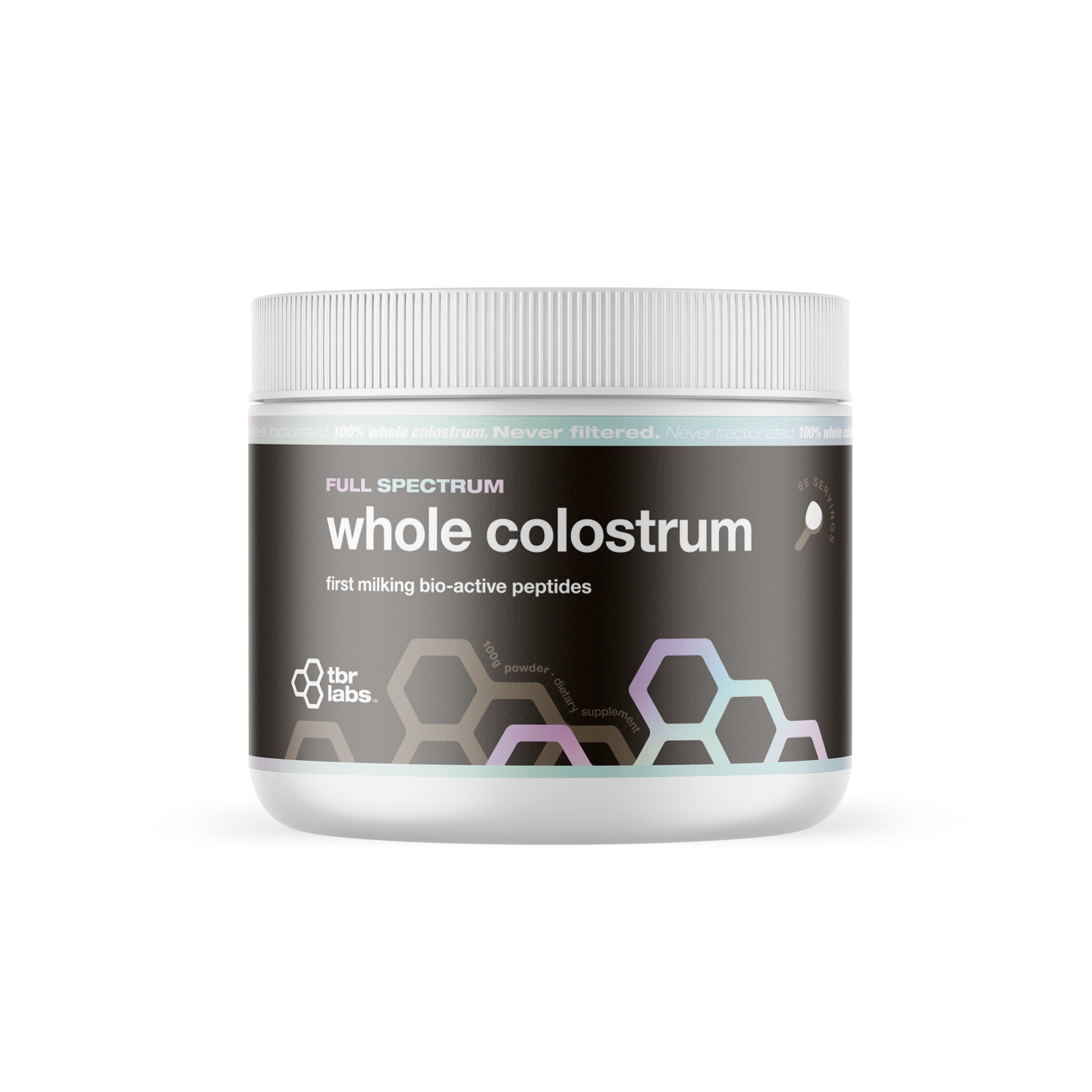 Whole Colostrum Powder: Unflavored 100g