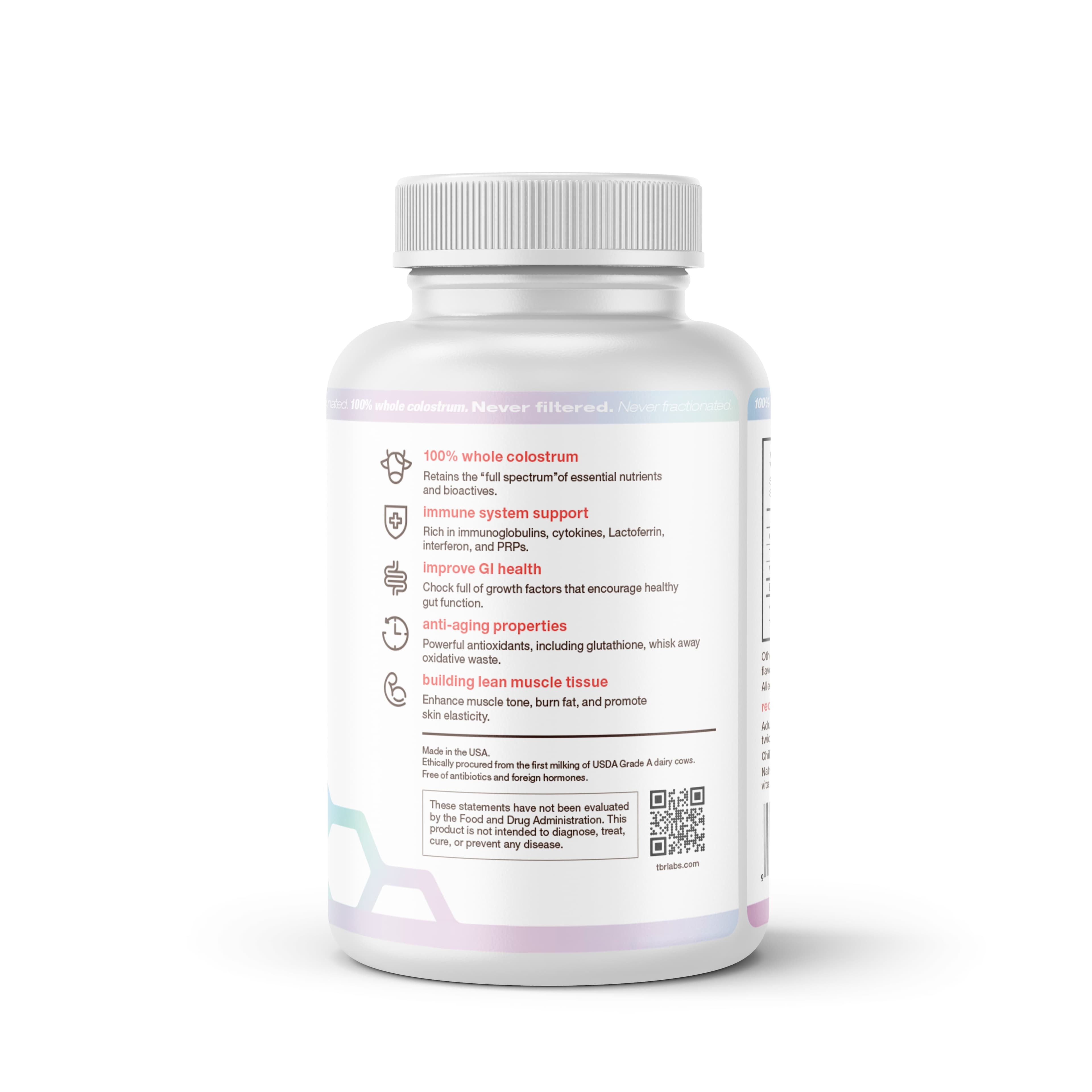 Whole Colostrum: Strawberry Creamsicle Tablets - Image 3