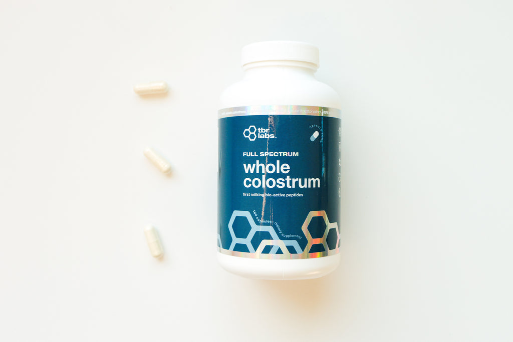 Whole Colostrum: Unflavored Capsules