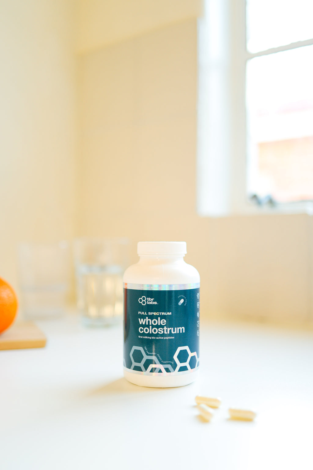 Whole Colostrum: Unflavored Capsules